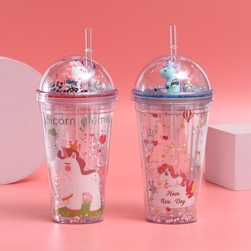 16oz Cute Plastic Water Cup