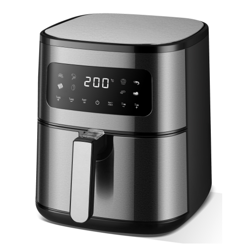 Stainless Steel Air Fryer Detachable Double Pot
