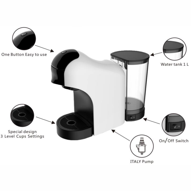 Capsule Coffee Maker with Simple Functions
