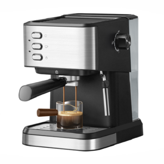 Professional Espresso Maker with Milk Frother Steam Wand